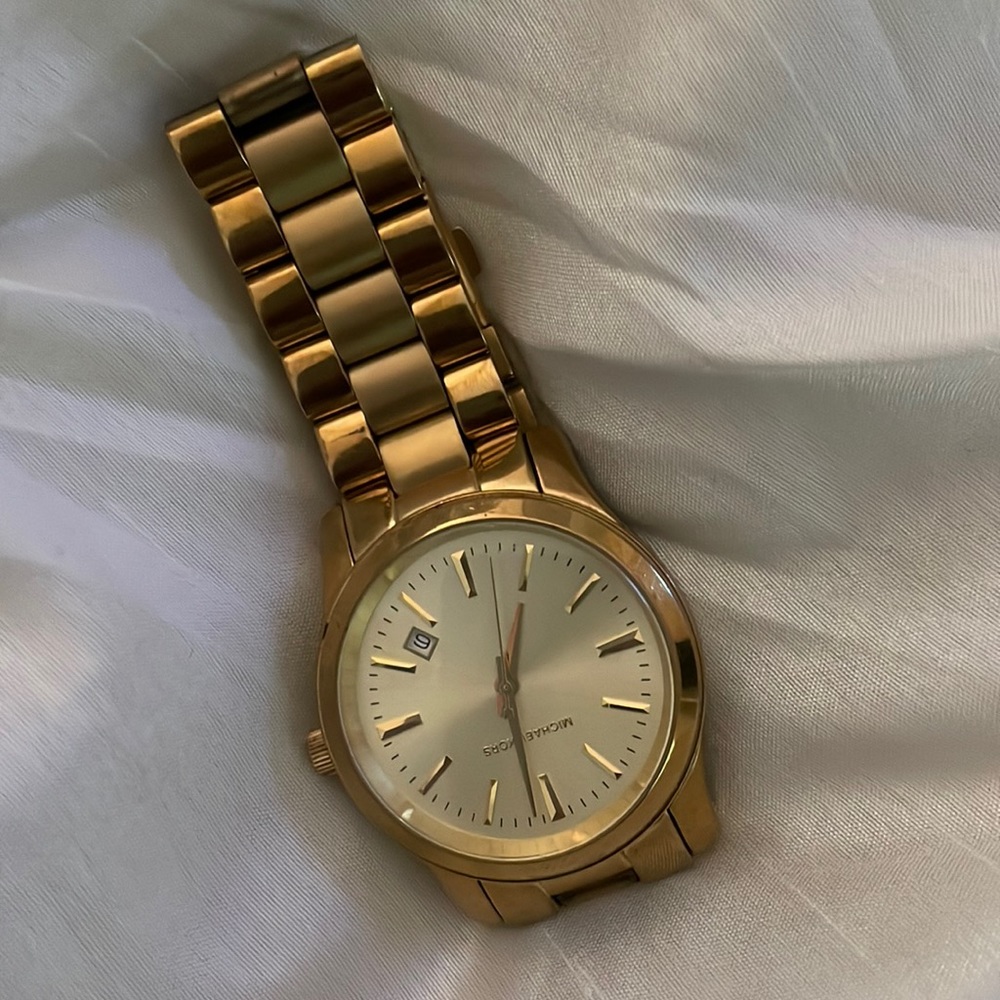 Gold Michael Kors watch